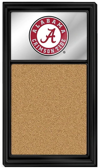 The Fan-Brand University of Alabama Mirrored Cork Note Board