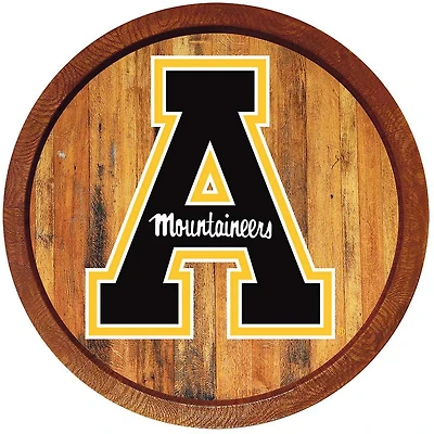 The Fan-Brand Appalachian State University Faux Barrel Top Sign