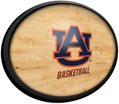 The Fan-Brand Auburn University Hardwood Oval Slimline Lighted Sign