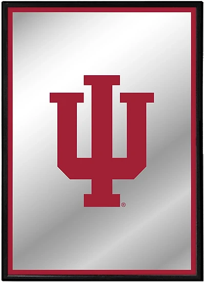 The Fan-Brand Indiana University Framed Mirrored Wall Sign
