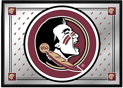 The Fan-Brand Florida State University Team Spirit Framed Mirrored Wall Sign