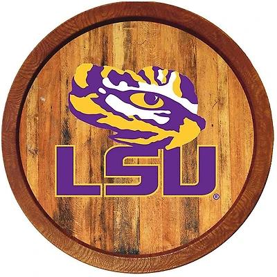 The Fan-Brand Louisiana State University Faux Barrel Top Sign