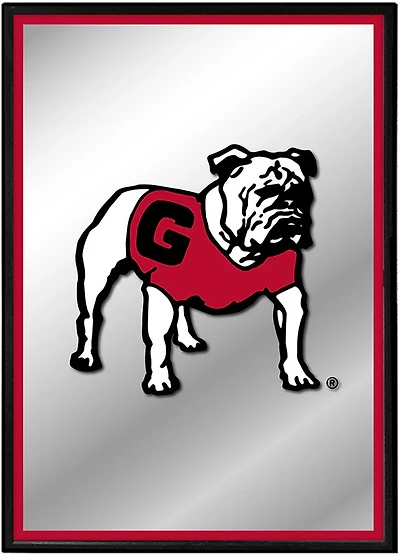 The Fan-Brand University of Georgia UGA Framed Mirrored Wall Sign