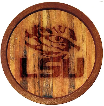 The Fan-Brand Louisiana State University Branded Faux Barrel Top Sign