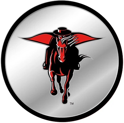 The Fan-Brand Texas Tech University Mascot Modern Disc Mirrored Wall Sign