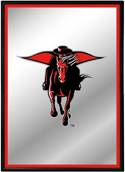 The Fan-Brand Texas Tech University: Mascot Framed Mirrored Wall Sign