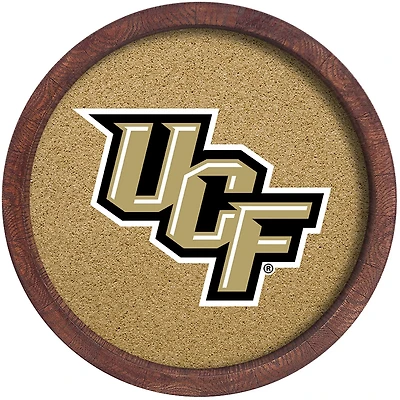 The Fan-Brand University of Central Florida “Faux” Barrel Framed Cork Board