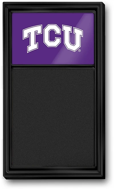 The Fan-Brand Texas Christian University Chalk Note Board