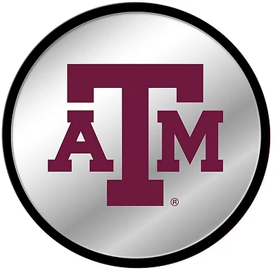 The Fan-Brand Texas A&M University Modern Disc Mirrored Wall Sign