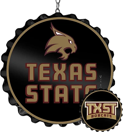 The Fan-Brand Texas State University Bottle Cap Dangler