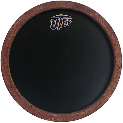 The Fan-Brand University of Texas at El Paso Barrel Top Chalkboard