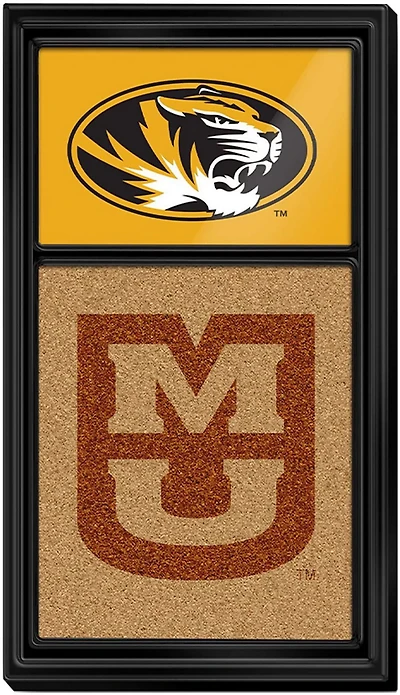 The Fan-Brand University of Missouri Dual Logo Cork Note Board