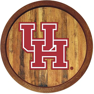 The Fan-Brand University of Houston Faux Barrel Top Sign