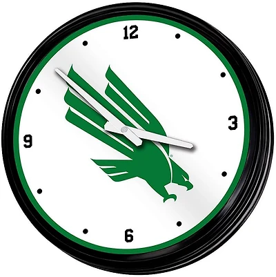 The Fan-Brand University of North Texas Retro Lighted Wall Clock