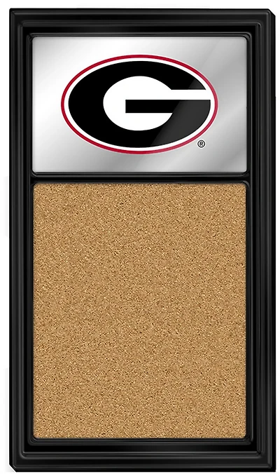 The Fan-Brand University of Georgia Mirrored Cork Note Board