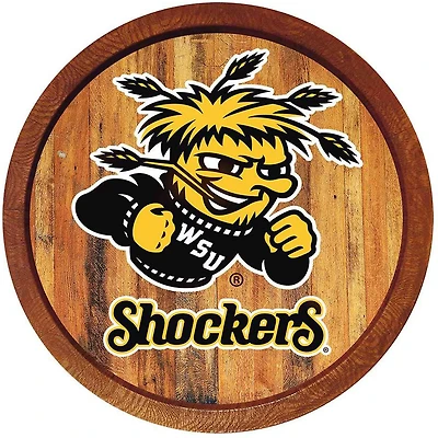 The Fan-Brand Wichita State University Faux Barrel Top Sign