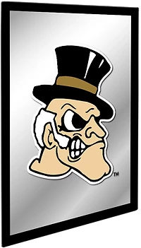 The Fan-Brand Wake Forest University Mascot Framed Mirrored Wall Sign