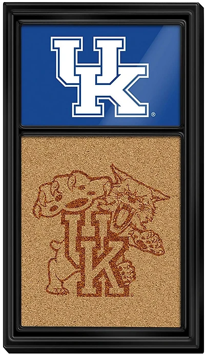 The Fan-Brand University of Kentucky Dual Logo Cork Note Board