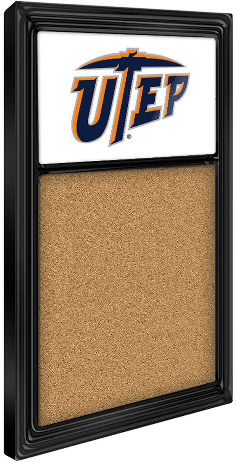 The Fan-Brand University of Texas at El Paso Cork Note Board