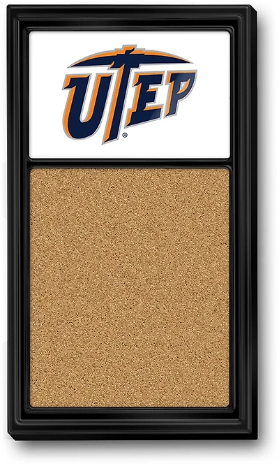 The Fan-Brand University of Texas at El Paso Cork Note Board