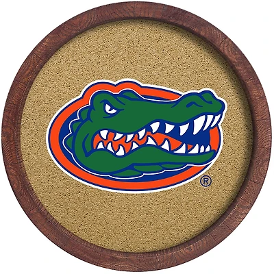 The Fan-Brand University of Florida “Faux” Barrel Framed Cork Board