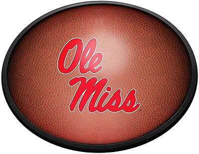 The Fan-Brand University of Mississippi Pigskin Oval Slimline Lighted Sign