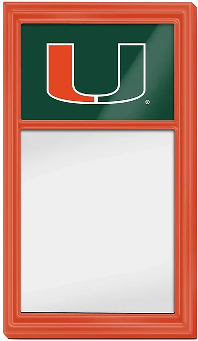 The Fan-Brand University of Miami Orange Dry Erase Note Board