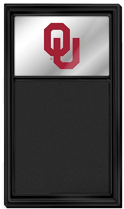 The Fan-Brand University of Oklahoma Mirrored Chalk Note Board