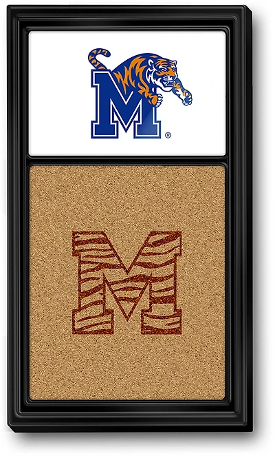 The Fan-Brand University of Memphis Dual Logo Cork Note Board