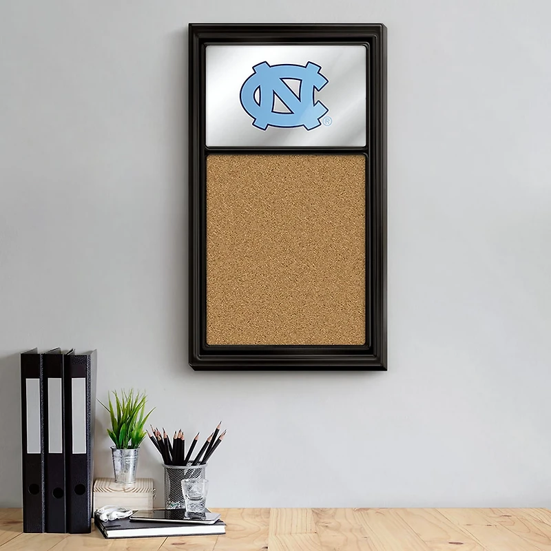 The Fan-Brand University of North Carolina Mirrored Cork Note Board