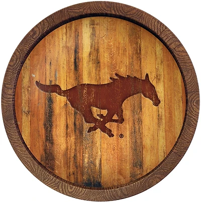The Fan-Brand Southern Methodist University Branded Faux Barrel Top Sign