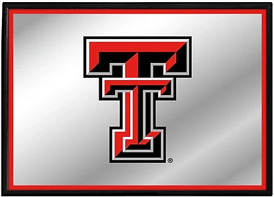 The Fan-Brand Texas Tech University Framed Mirrored Wall Sign