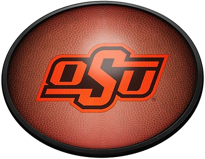 The Fan-Brand Oklahoma State University Pigskin Oval Slimline Lighted Wall Sign