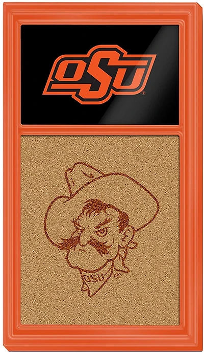 The Fan-Brand Oklahoma State University Dual Logo Cork Note Board