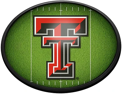 The Fan-Brand Texas Tech University On the 50 Oval Slimline Lighted Wall Sign