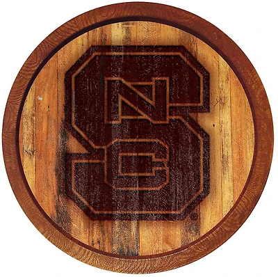 The Fan-Brand North Carolina State University Branded Faux Barrel Top Sign