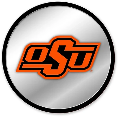 The Fan-Brand Oklahoma State University Modern Disc Mirrored Wall Sign