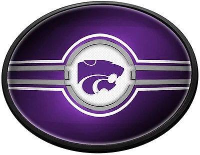 The Fan-Brand Kansas State University Oval Slimline Lighted Sign