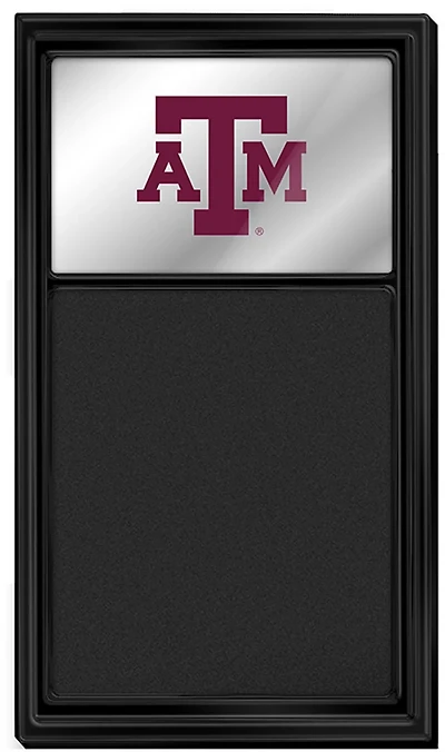The Fan-Brand Texas A&M University Mirrored Chalk Note Board