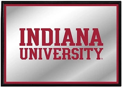The Fan-Brand Indiana University Framed Mirrored Wall Sign