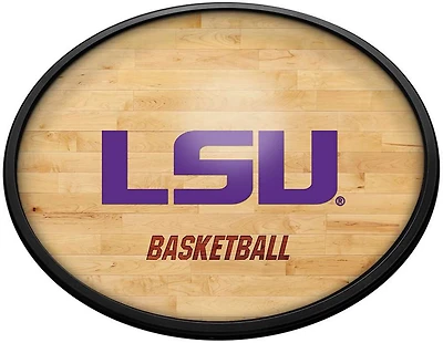 The Fan-Brand Louisiana State University Hardwood Oval Slimline Lighted Sign