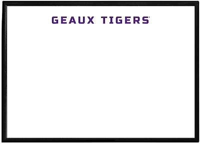 The Fan-Brand Louisiana Tech University Geaux Tigers Framed Dry Erase Sign
