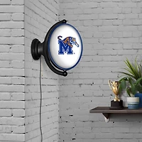 The Fan-Brand University of Memphis Oval Rotating Lighted Sign