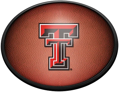 The Fan-Brand Texas Tech University Pigskin Oval Slimline Lighted Wall Sign