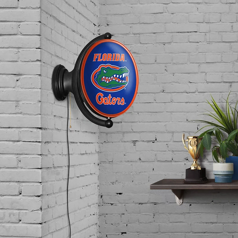 The Fan-Brand University of Florida Oval Rotating Lighted Sign