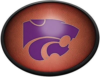 The Fan-Brand Kansas State University Pigskin Oval Slimline Lighted Sign