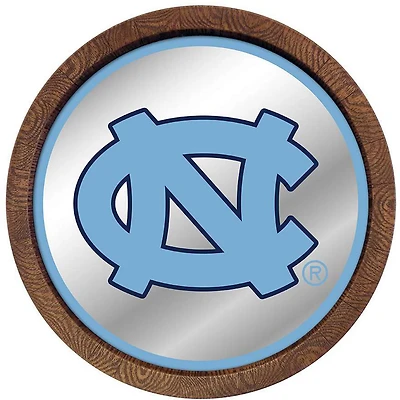 The Fan-Brand University of North Carolina Faux Barrel Top Mirrored Sign
