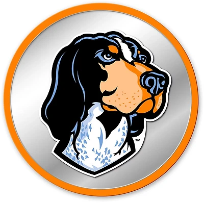 The Fan-Brand University of Tennessee Mascot Modern Disc Mirrored Wall Sign