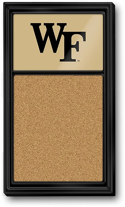 The Fan-Brand Wake Forest University Cork Note Board