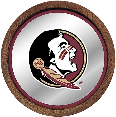 The Fan-Brand Florida State University Barrel Top Mirrored Sign